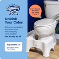 thumbnail image 2 of Taburete de baño en cuclillas con forma de orinal ajustable 2.0, color blanco, 2 of 9