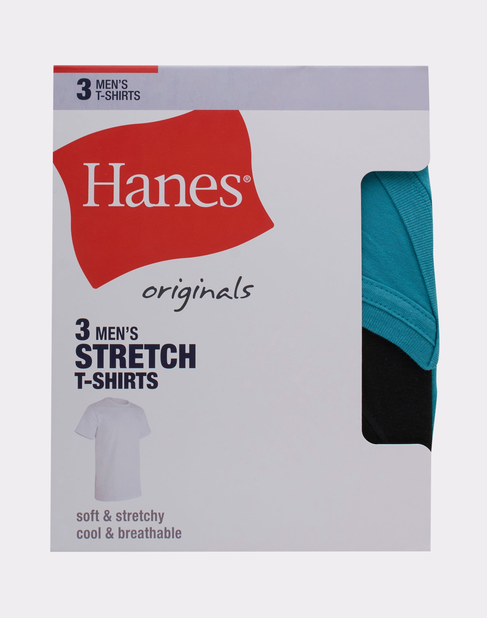 Hanes Black Classics Crew Neck T-Shirts 3 pcs per Pack Made in Honduras