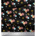 thumbnail image 3 of Soimoi Black Heavy Canvas Fabric Octagon Art Geometric Print Fabric by the Yard 58 Inch Wide, 3 of 3