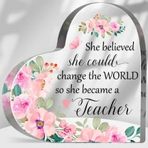Teacher Appreciation Gifts for Women Best Teacher Gift for Her Teachers Retirement Gifts Teacher Office Decor Plaque Sign Gifts from Student