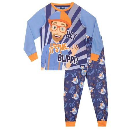 

Blippi Boys Pajamas Blue 4