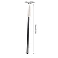 thumbnail image 3 of Linyer 50 Pieces Eyelash Brush One-Off Mascara Wands Makeup Brushes Excellent Workmanship Cosmetic Accessories for Extensions Black rod white brus, 3 of 4