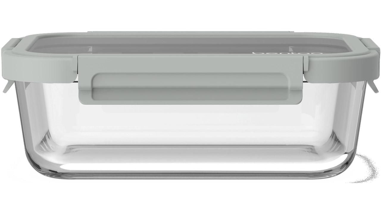 Bentgo Glass Leak-Proof Glass Food Storage (6.3-Cup Container) - Pebble Beach