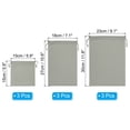 thumbnail image 2 of Uxcell Ski Goggle Bag, 9 Pack Microfiber Pouch Protective Storage Case Sleeve, Gray, 2 of 6