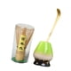 thumbnail image 5 of Japones Matcha Set Modern Tea Utensils Matcha Accessory Bamboo Matcha Batchis, Batcheador de cerámica y cuchara de bambú Verde brillante, 5 of 9