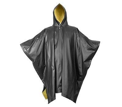 Rothco Reversible PVC Ponchos - Black