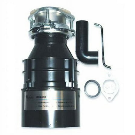 Whirlpool DISPOSER 1/2HP Continuous Feed Garbage Disposal with Galvanized Steel Shredder Ring