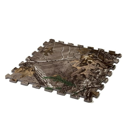 Realtree Xtra Camo Fabric Laminate Anti Fatigue Foam Floor Tiles Departments