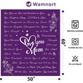 thumbnail image 6 of DAJU Mom Blanket Gifts for Mom Birthday Gifts from Daughter /Son Soft Cozy Throw Blanket(30*40inch), 6 of 6