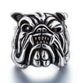 thumbnail image 2 of ZMY Home Stainless Steel Ring with Sharp Shar Pei Dog Head Design (10), 2 of 5