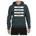 thumbnail image 2 of Wild Bobby, Only Talkin to Jesus Today Religious, Inspirational/Christian, Unisex Graphic Hoodie Sweatshirt, Charcoal, Small, 2 of 3
