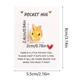 thumbnail image 3 of Tyidzon Easter Gifts Pocket Hug Token Mini Easter Bunny Gifts Greeting Cards | Exchange Card Relationship Gift Friends Colleagues Family, 3 of 7