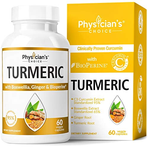 Organic Turmeric Curcumin C3 Complex Bioperine Black Pepper
