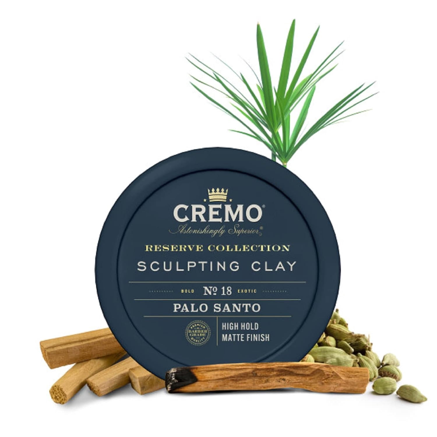 Cremo Palo Santo Reserve Collection Sculpting Clay, 4oz (Pack of 1)