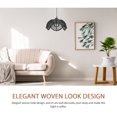 thumbnail image 4 of Vintage Lampshade Imitation Rattan Lamp Cover Retro Ceiling Lights Cover, 4 of 9