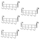 thumbnail image 1 of 5X Estante Organizador de Baño en Casa con 5 Sobre la Puerta Ropa Abrigo Sombrero Percha Toalla Buen Soporte, 1 of 5