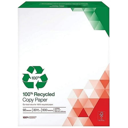 MyOfficeInnovations 100% Recycled Copy Paper 8 1/2" x 11" Ream 620016