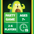 thumbnail image 3 of Throw Throw Avocado - a Dodgeball Party Game by Exploding Kittens Brand, Ages 7 and up, 2-6 Players, 3 of 6