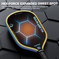 thumbnail image 4 of Pickleball Paddle Qyntelix Hex-Force Core de fibra de carbono, 4 of 8