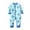 Z18-Sky Blue, variant on Weebloom Baby Clothes Print Romper Jumpsuit Playsuits Pajamas 6-12 Months Black
