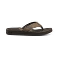 thumbnail image 4 of Cobian Menâ€™s Sandals ARV 2 - Flip Flops for Men with Synthetic Leather Strap and Arch Support - Comfortable Casual Brown Sandals, Java (Updated Version), 11, 4 of 4