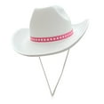thumbnail image 2 of Sombrero de vaquero Yinane Sombrero de vaquero occidental ligero cómodo para senderismo, 2 of 8