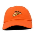 thumbnail image 5 of DALIX Pizza Slice Hat Baseball Cap in Orange, 5 of 7