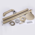 thumbnail image 4 of Freestanding Outdoor Shower with Detachable Shower Head, Deck Mounted Shower Combo Set, 4 of 5