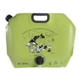 thumbnail image 1 of Bolsa contenedora de agua plegable a prueba de fugas de 8L para acampar con tapón, soporte de almacenamiento, Verde, 1 of 9