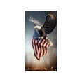thumbnail image 2 of Uuiauoio Memorial Day Decorations 4th of July Door Cover Thank You Veterans Patriotic Decor Memorial Day Decorations and Supplies for Home Party (70.87 x 35.43in), 2 of 6