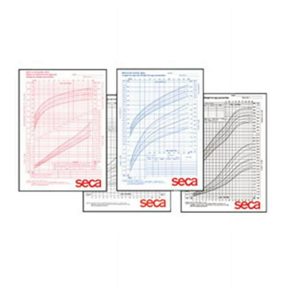 Seca Growth Chart - Two to Twenty years, Girls - Model 406G, Pkg of 100