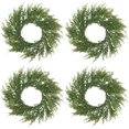 thumbnail image 1 of Saro Lifestyle Corona De Ciprés Artificial - Juego De 4 9.5"" X 9.5"" Verde, 1 of 2