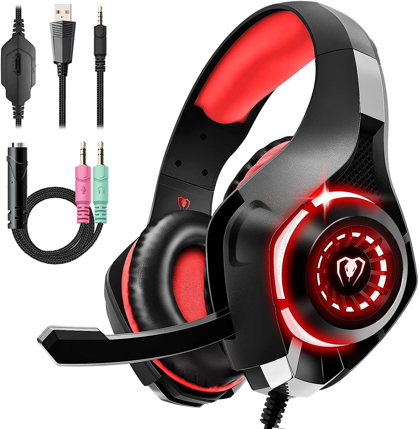 Beexcellent Gaming Headset, 7.1 Surround Sound Gaming Headphones