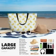 thumbnail image 5 of Balery Yellow Rubber Duck Beach Travel Bag - Water-Resistant, Large Capacity Lightweight Tote with 7 Pockets for Women and Men - Perfect for Beach, Pool, Gym, and Travel, 5 of 7