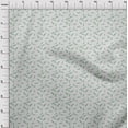 thumbnail image 4 of oneOone Georgette Viscose Sea Green Fabric Utensils Tea Cups Craft Projects Decor Fabric Printed By The Yard 42 Inch Wide, 4 of 4