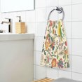 thumbnail image 3 of Yayeee 100% Cotton Hand Towels for Bathroom 16" x 28" Soft Absorbent Kitchen Towel, Beige Cartoon Animals, 3 of 7