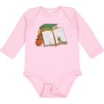 thumbnail image 3 of Inktastic Tiny Library Bookworm Boys or Girls Long Sleeve Baby Bodysuit, 3 of 5