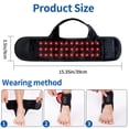 thumbnail image 7 of Red Light Foot & Ankle Massager with Heating & Vibration - 660/850nm Cordless Foot Steamer with Support Wrap Pad - Thermal Comfort for Feet - 1PCS (Black), 7 of 7