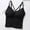 Black, variant on Shirts with Built in Bra Women's Seamless V Neck Camisole Tank Top with Built in Bra Comfortable Stretchy Basic Layering Piece for Everyday WearBlackTank Tops Women Womens Tops