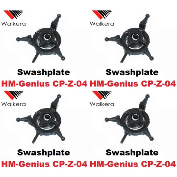 HobbyFlip Swashplate Helicopter Part HM-Genius CP-Z-04 Compatible with Walkera Mini CP 4 Pack
