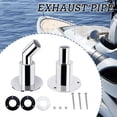 thumbnail image 2 of 22/24mm Steel Exhaust Pipe Connector Adapter for Motorhome Parking Heater, 2 of 8
