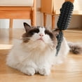 thumbnail image 4 of Self Grooming Massage Brush for Cats, Remover Tangles & Fleas, Wall Scratching Rubbing Tools, 4 of 5