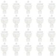thumbnail image 4 of MLINS  20 Pcs White Adjustable Curtain Rod Plug End Stop Cap, 4 of 8