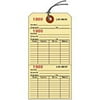 LAYAWAY TAGS IN SPANISH, 6.25" X 3.125", Manila Cardstock, 3-Part, Consecutively Numbered, Prestrung - PACK OF 25