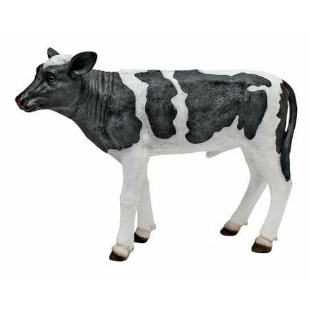 Country Boy Cow Statue