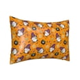 thumbnail image 2 of Bingfone Halloween Witches Gnome Print Satin Pillowcase for Hair - Standard Size with Zipper Silky & Soft Pillow Covers,20x30 inches, 2 of 8