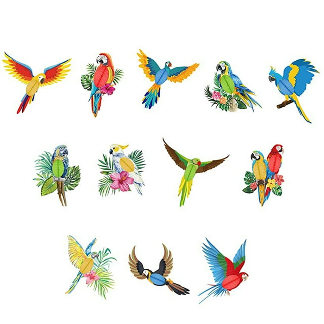 OUSITAID Tropical Bird Birthday Party Decorations/Tropical Luau Party