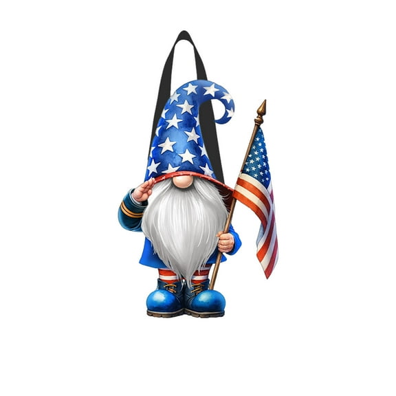 Briarwood Lane Saluting Gnome Wood Door Hanger