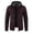 Burgundy, variant on Herrnalise Men's Fashion Autumn And Winter Stand Collar Sweater Casual Fleece Jacket Dark Gray
