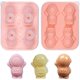 thumbnail image 1 of Cute Astronaut Ice Cube Molds,Fun Shaped Ice Cube Tray,4 Astronaut Ice Balls for Cooling Drinks Cocktails Iced Coffee,Silicone Ice Molds Chocolate Mol, 1 of 4